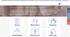 Desktop Screenshot of hartz4.net