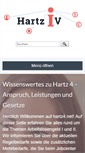 Mobile Screenshot of hartz4.net