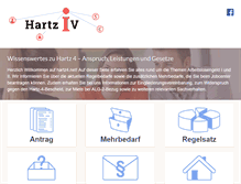 Tablet Screenshot of hartz4.net